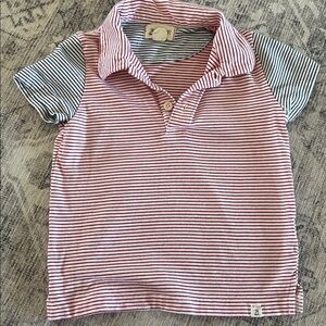 Striped red and black Polo Shirt